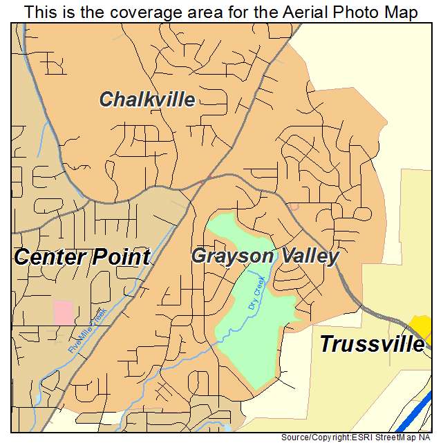Grayson Valley, AL location map 