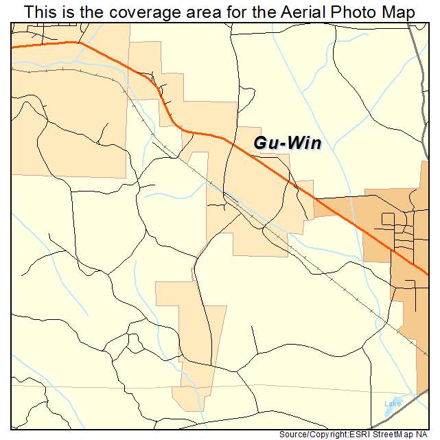 Gu Win, AL location map 