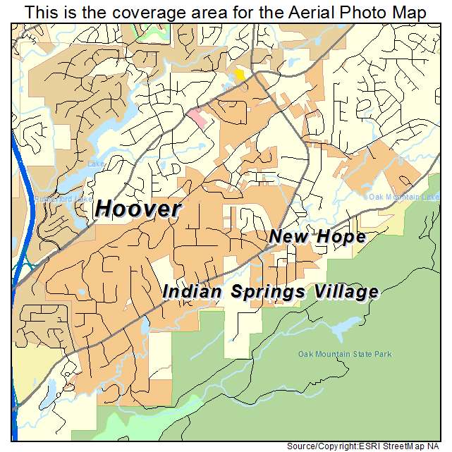 Indian Springs Village, AL location map 