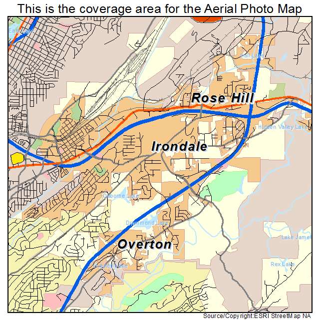 Irondale, AL location map 