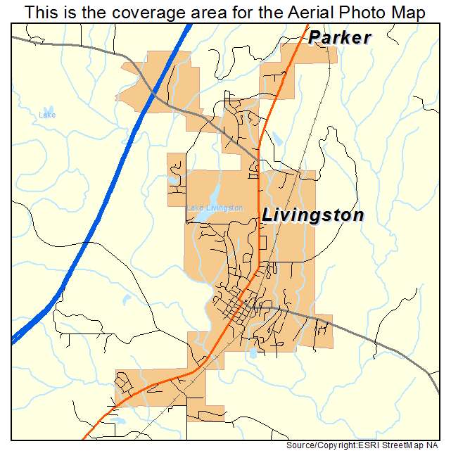 Livingston, AL location map 