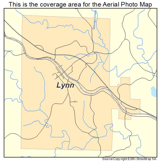 Lynn, AL location map 