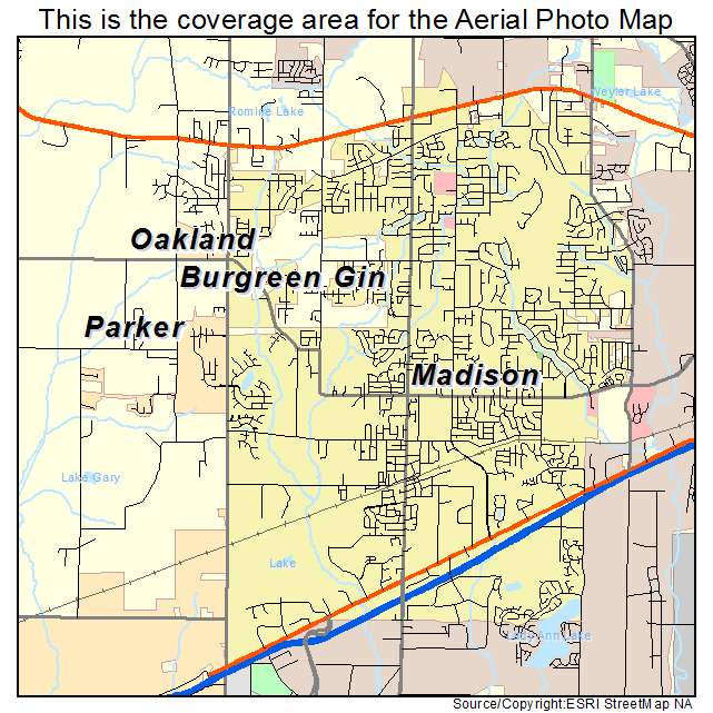 Madison, AL location map 