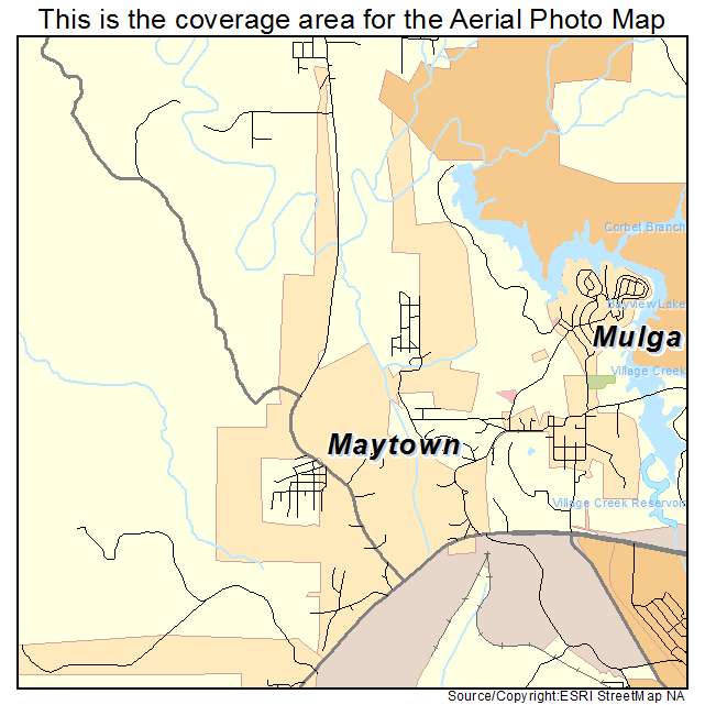 Maytown, AL location map 