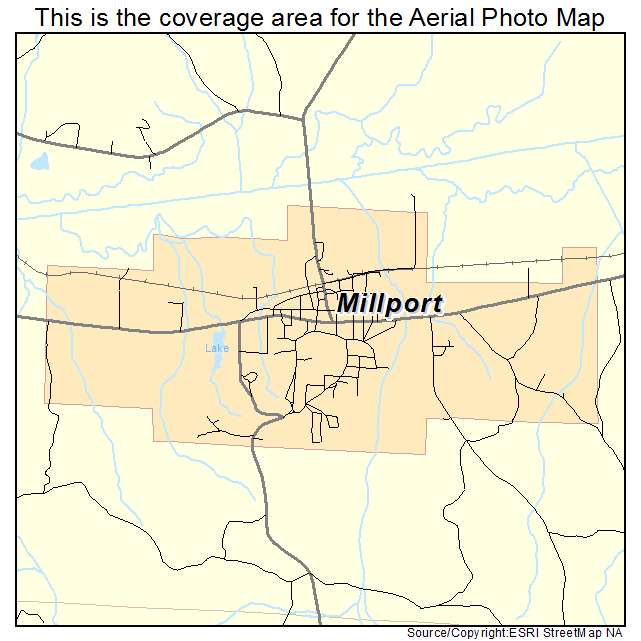 Millport, AL location map 