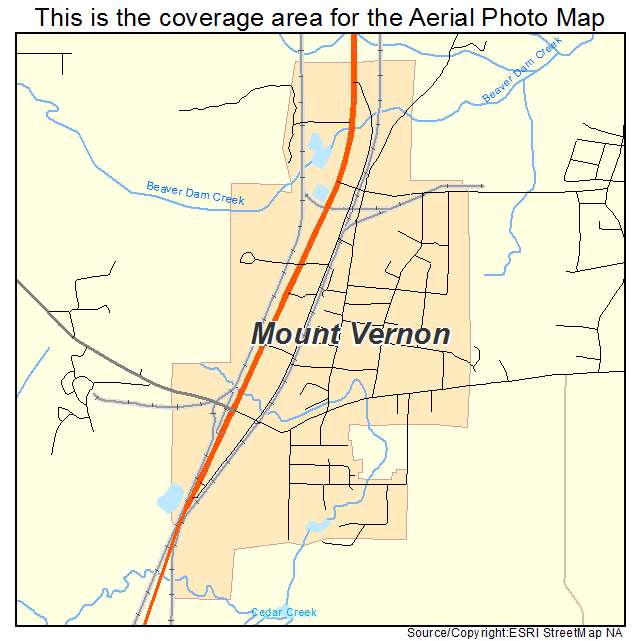 Mount Vernon, AL location map 