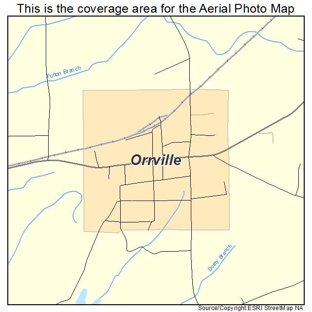 Orrville, AL location map 
