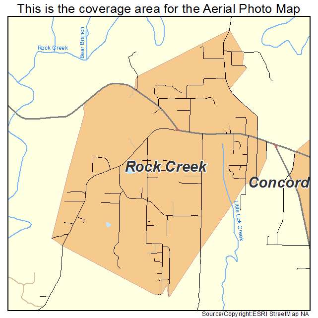 Rock Creek, AL location map 