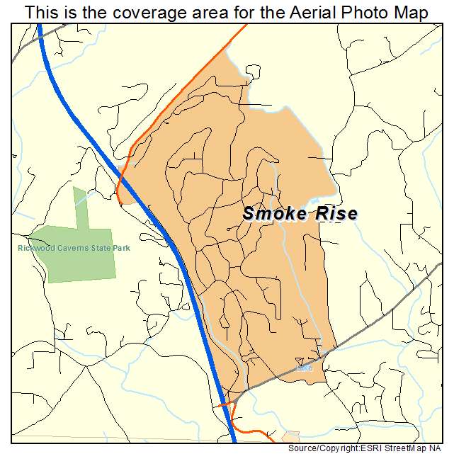 Smoke Rise, AL location map 