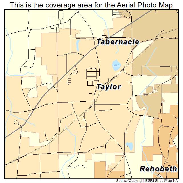 Taylor, AL location map 