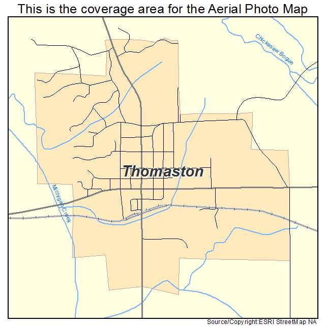 Thomaston, AL location map 