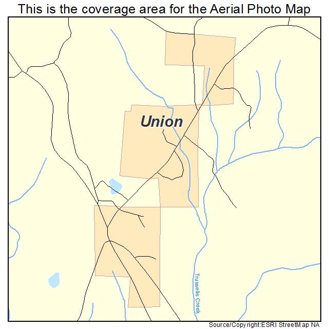 Union, AL location map 