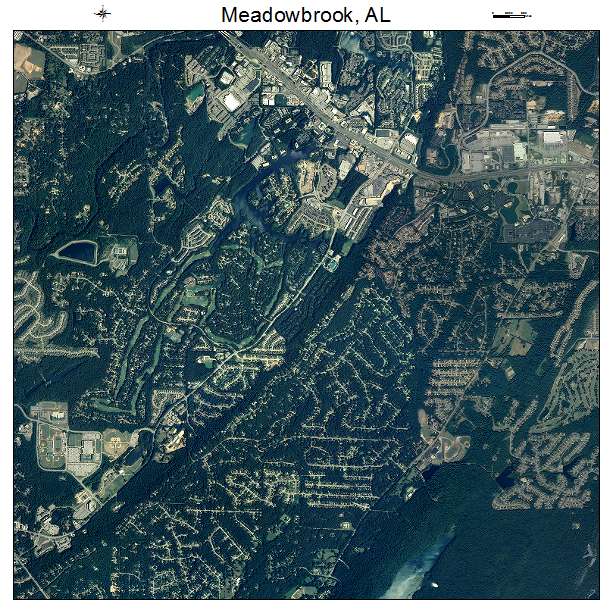 Meadowbrook, AL air photo map