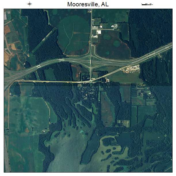 Mooresville, AL air photo map