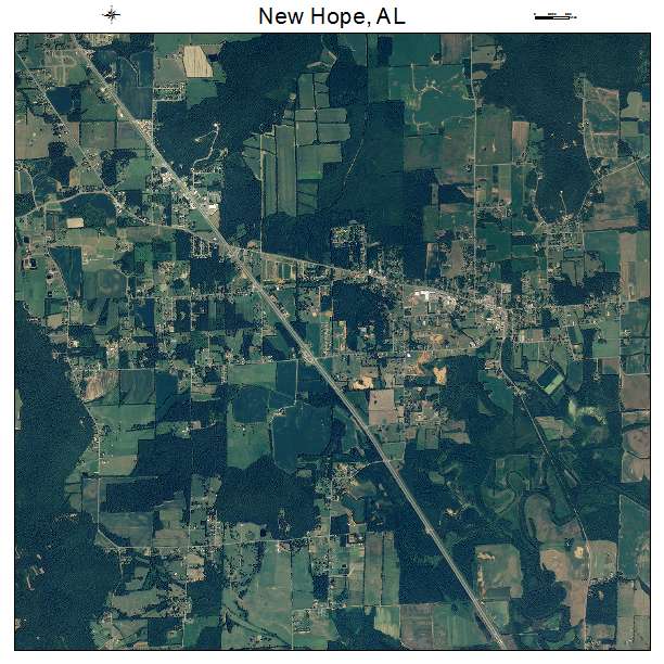 New Hope, AL air photo map
