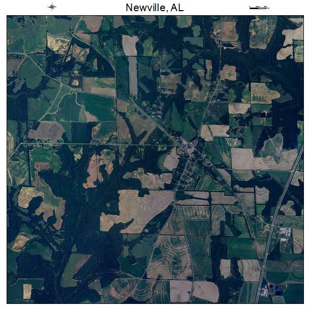Newville, AL air photo map