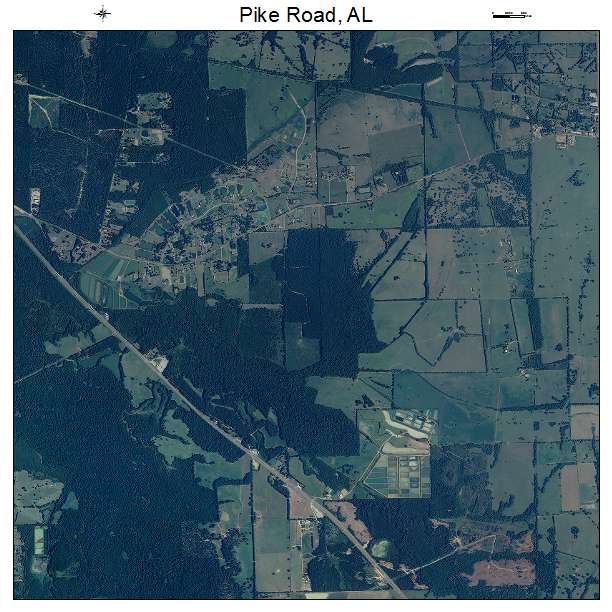 Pike Road, AL air photo map