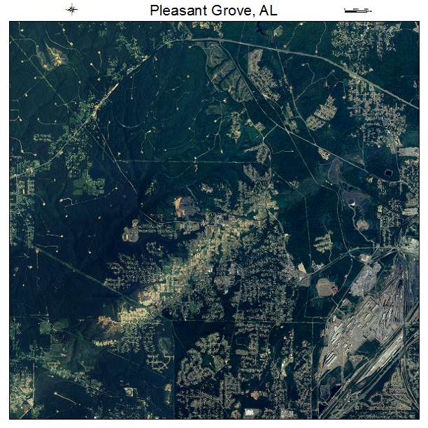 Pleasant Grove, AL air photo map