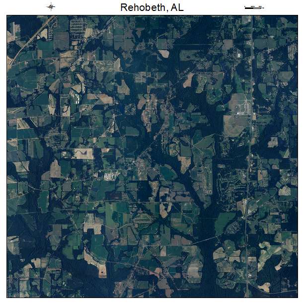 Rehobeth, AL air photo map