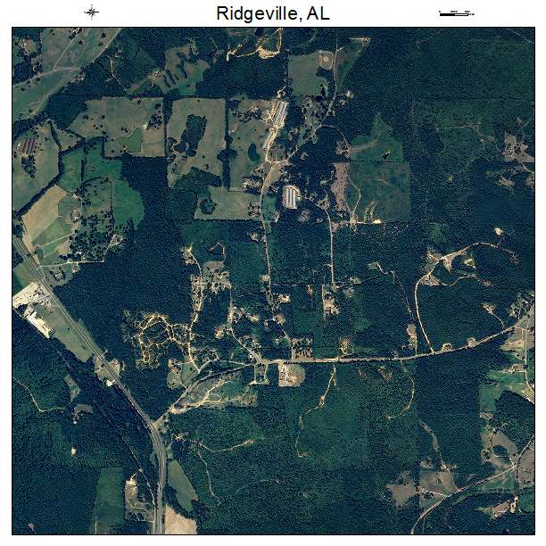 Ridgeville, AL air photo map