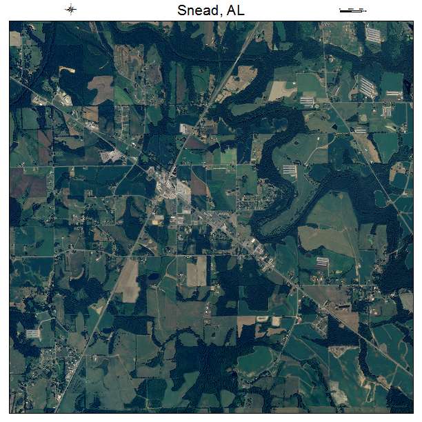 Snead, AL air photo map