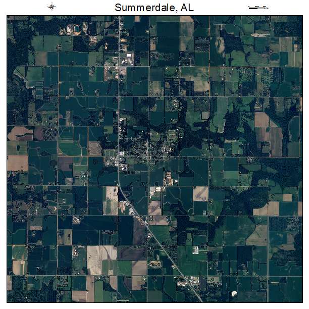 Summerdale, AL air photo map