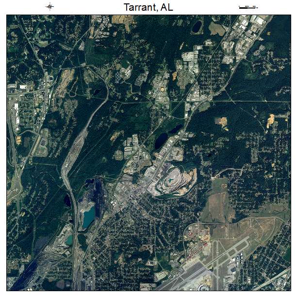 Tarrant, AL air photo map