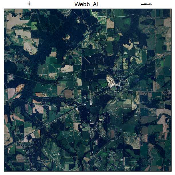 Webb, AL air photo map