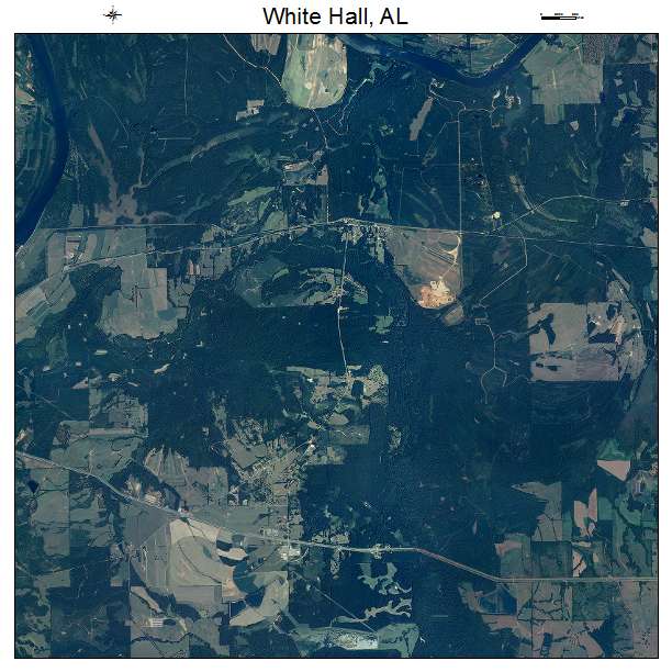 White Hall, AL air photo map