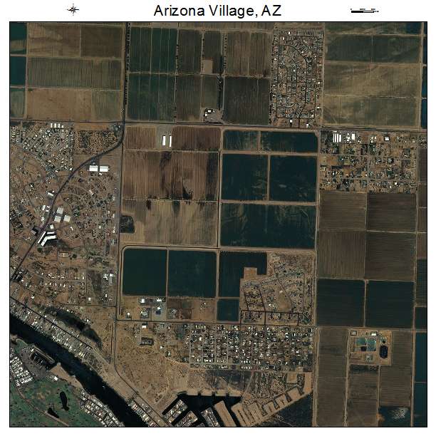 Arizona Village, AZ air photo map