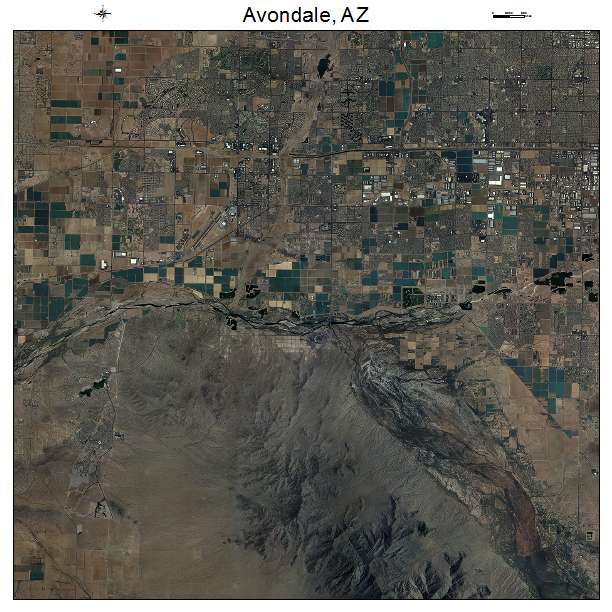 Avondale, AZ air photo map