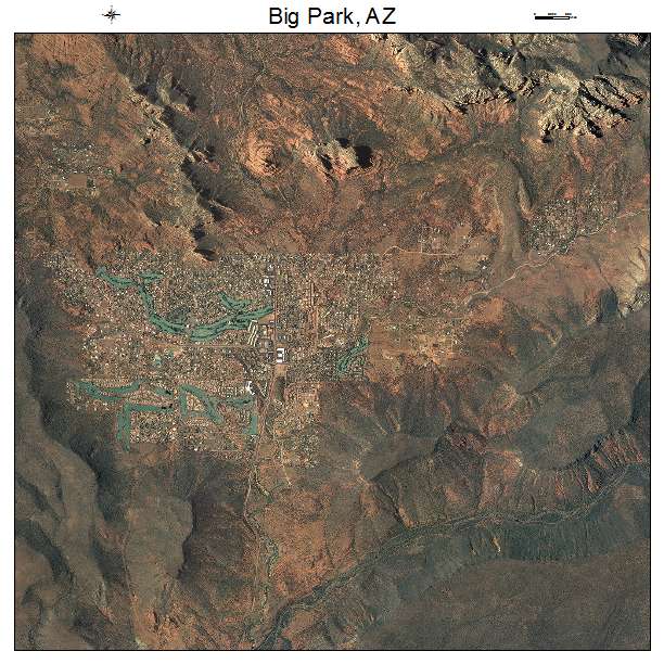 Big Park, AZ air photo map