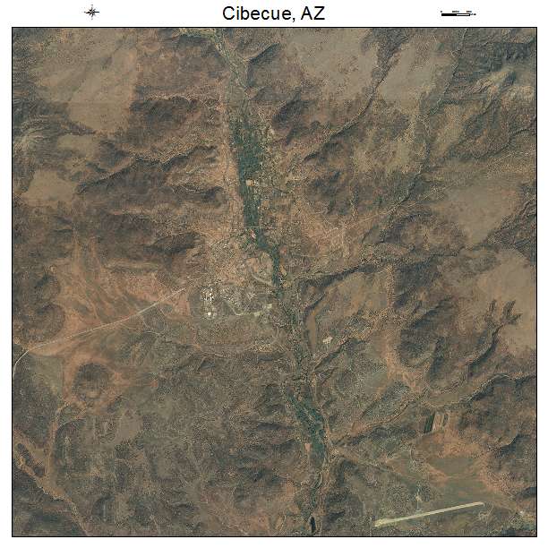 Cibecue, AZ air photo map