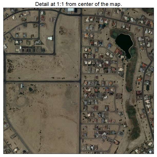 Arizona City, Arizona aerial imagery detail