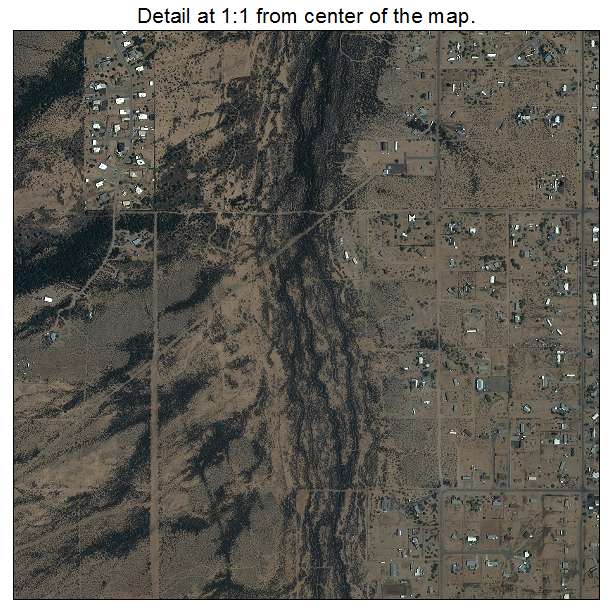 Avra Valley, Arizona aerial imagery detail