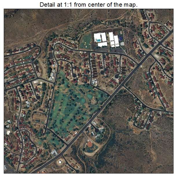 Bagdad, Arizona aerial imagery detail