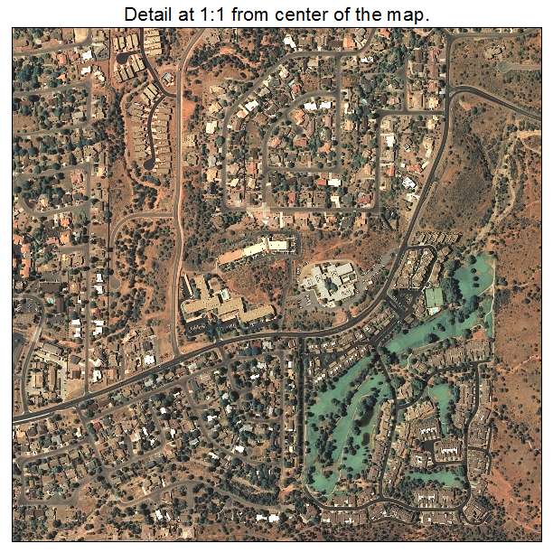 Big Park, Arizona aerial imagery detail