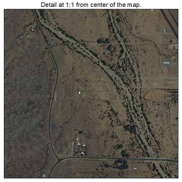 Bouse, Arizona aerial imagery detail