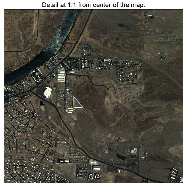 Bullhead City, Arizona aerial imagery detail