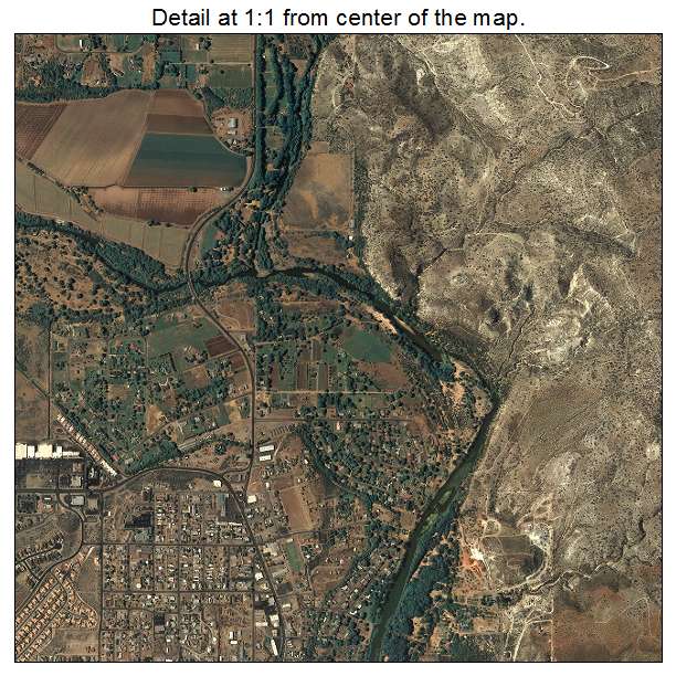 Camp Verde, Arizona aerial imagery detail