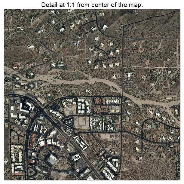Carefree, Arizona aerial imagery detail