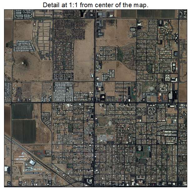 Casa Grande, Arizona aerial imagery detail