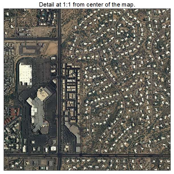 Casas Adobes, Arizona aerial imagery detail