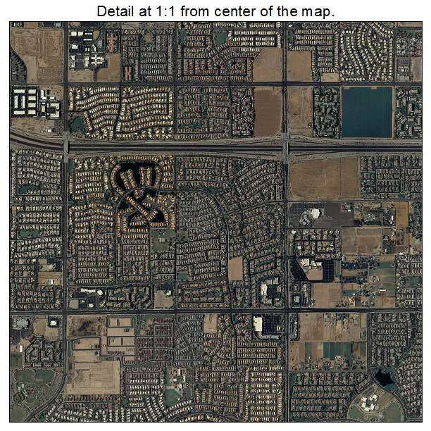 Chandler, Arizona aerial imagery detail