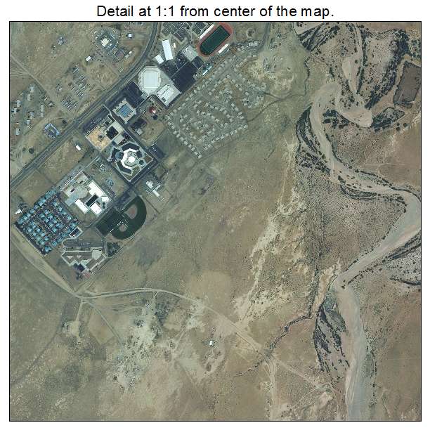 Chinle, Arizona aerial imagery detail