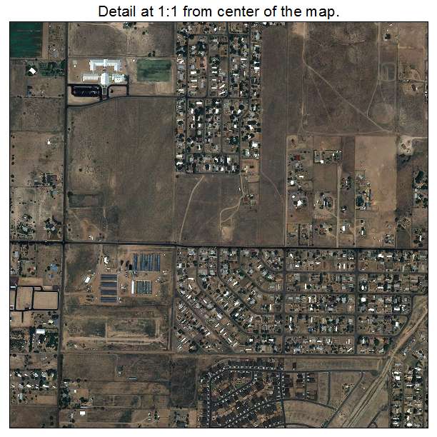 Chino Valley, Arizona aerial imagery detail