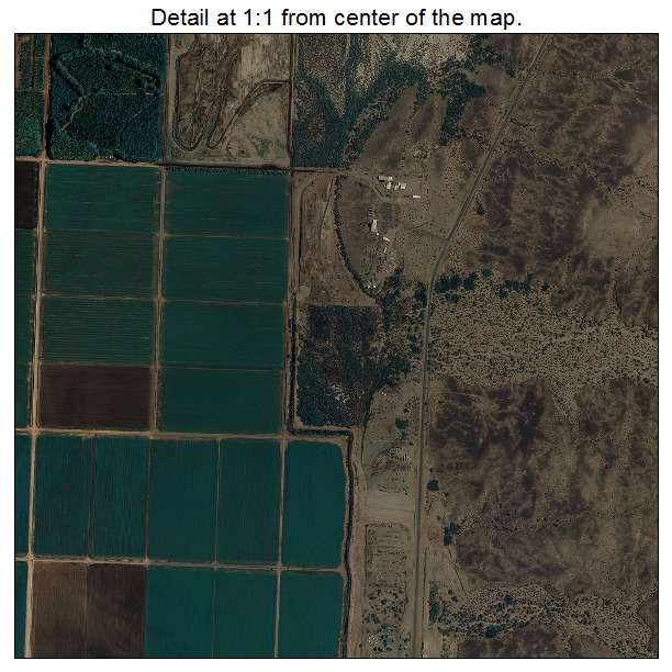 Cibola, Arizona aerial imagery detail