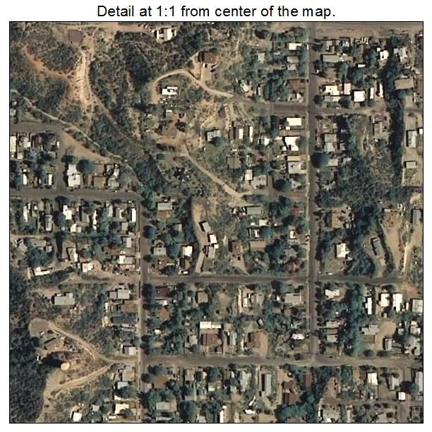 Claypool, Arizona aerial imagery detail