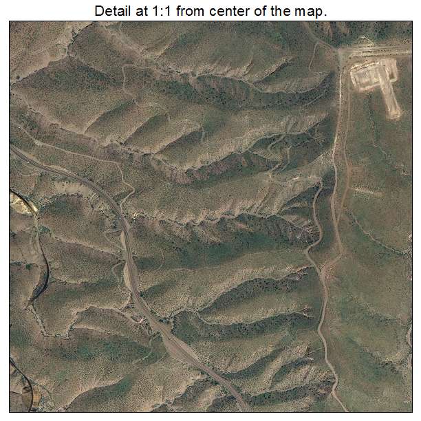 Clifton, Arizona aerial imagery detail