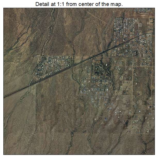 Congress, Arizona aerial imagery detail